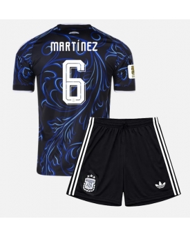Billige Fotballdrakt Argentina Lisandro Martinez #6 Replika Bortedraktsett Barn VM 2026 Kortermet (med bukser)